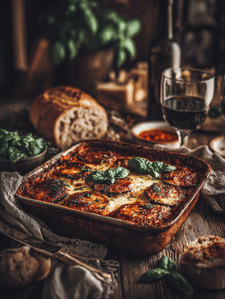 Eggplant Parmesan Recipe: A Rustic Spin with a Secret Crunch
