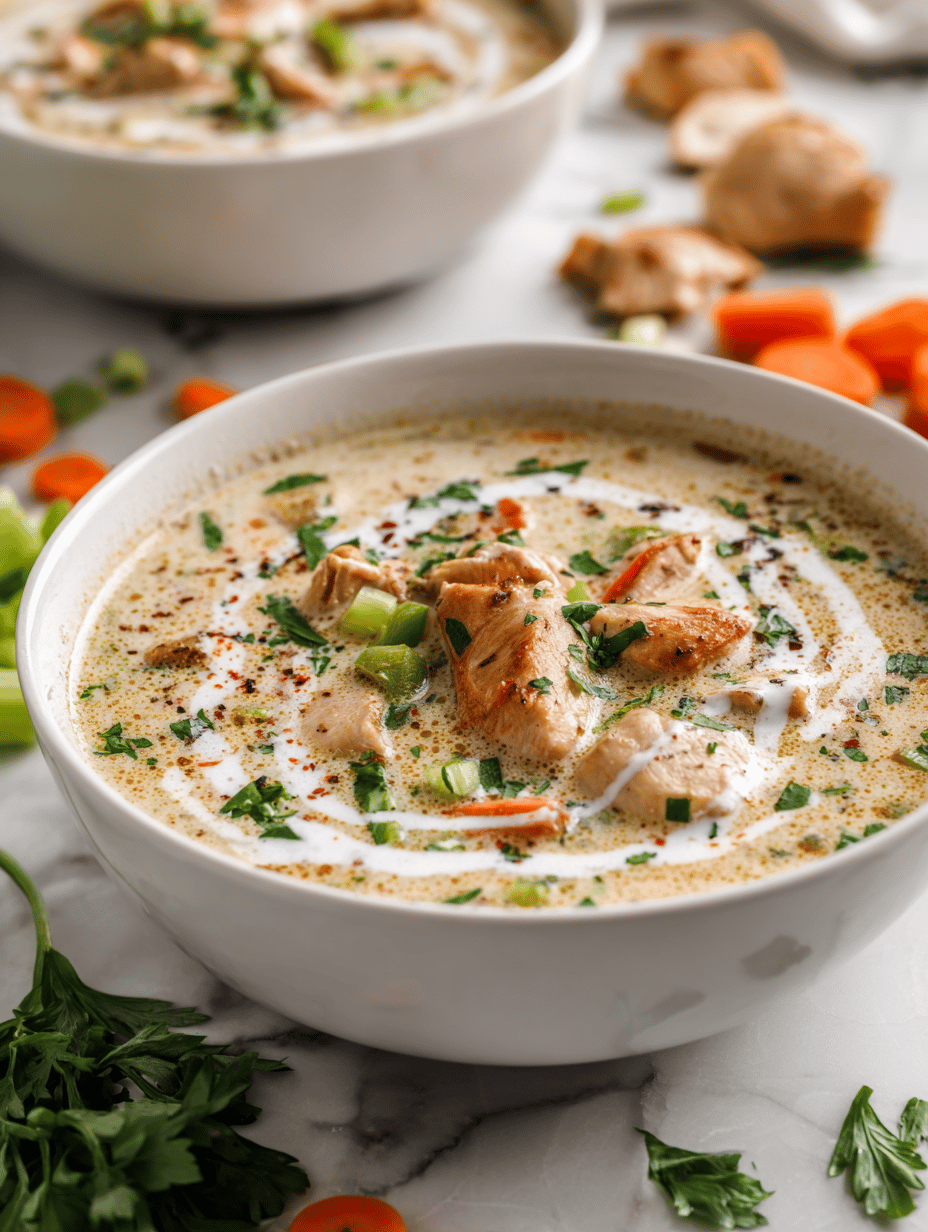 Creamy Chicken Soup Recipe: The Cozy Cure for Chilly Days